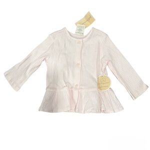 First Impressions Light Pink Long Sleeve Dress, size 3-6 Months NWT